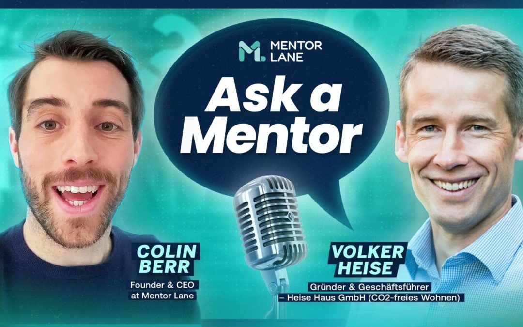 Ask a Mentor: Volker Heise (Startup Unternehmer) – Livestream Event am 23.05.2025 um 10:00
